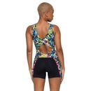 Macaquinho AVA Fitness Wear Suplex Recorte - Feminina - Foto 3