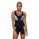 Macaquinho AVA Fitness Wear Suplex Recorte - Feminina - Foto 1