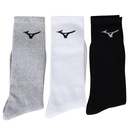Kit de Meias Cano Alto Mizuno Training com 3 Pares - Unissex - Foto 2