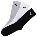Kit de Meias Cano Alto Mizuno Training com 3 Pares - Unissex - Foto 1