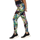 Calça Legging AVA Fitness Suplex Estampada com Detalhe em Tule - Feminina - Foto 2