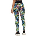 Calça Legging AVA Fitness Suplex Estampada com Detalhe em Tule - Feminina - Foto 3