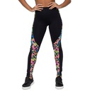 Calça Legging AVA Fitness Suplex com Recorte Estampado - Feminina - Foto 1