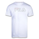 Camiseta Masculina Fila Manga Curta Letter Outline - Foto 1