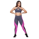 Calça Legging AVA Fitness Suplex com Recorte - Feminina - Foto 4