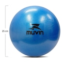 Kit de Bola de Pilates Overball Muvin - 25cm Soft Gym com Bico para Inflar - 3 unidades - Foto 2