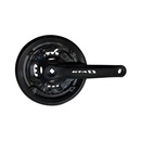 Pedivela Triplo GTA Coroa e Engrenagem 24/34/42 Dentes Com Braço de Aço - Foto 1