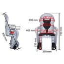 Kit Bagageiro Mais Cadeirinha Infantil Bike KALF 401 p/22kg - Foto 2