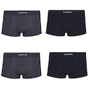 Kit Cuecas Sunga Lupo Micromodal sem Costura 4 Unidades - Adulto - Foto 1