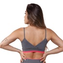 Top Fitness AVA Fitness Wear Mescla Com Vivo - Adulto - Foto 3