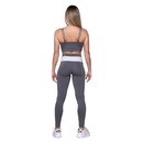 Calça Legging AVA Fitness Wear Mescla Com Tela - Feminina - Foto 6