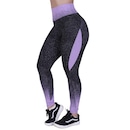Calça Legging Orbis Fitness Degradê Recortes Cós Alto Poliamida - Feminina - Foto 2
