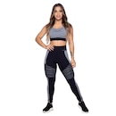 Calça Legging AVA Fitness Wear Suplex Poliamiada - Feminina - Foto 4