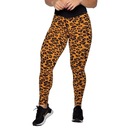 Calça Legging AVA Fitness Wear Jacquard Onça - Feminina - Foto 1