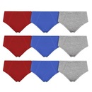 Kit Cuecas Slip Selene Algodão - 9 Unidades - Infantil - Foto 4