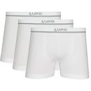 Kit de Cuecas Boxer Lupo Microfibra sem Costura - Adulto - 3 Unidades - Foto 1