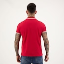 Camisa Polo do São Paulo Futfanatics Stripe - Masculina - Foto 3