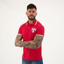 Camisa Polo do São Paulo Futfanatics Stripe - Masculina - Foto 5