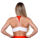 Top Fitness AVA Fitness Wear Poliamida Brilhoso Com Recorte - Adulto - Foto 3