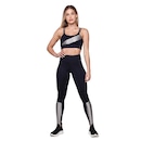 Calça Legging AVA Fitness Wear Suplex Poliamida Com Tecido Texturizado - Feminina - Foto 4