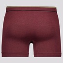 Cueca Boxer Lupo Microfibra Sem Costura Marsala - Adulto - Foto 2