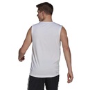 Camiseta Regata adidas Aeroready Designed 3 Stripes - Masculina - Foto 2
