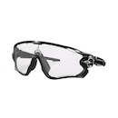 Óculos Ciclismo Oakley Jawbreaker Polished Clear Irid Fotocromático - Unissex - Foto 1