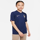 Camisa França I 22/23 Nike Torcedor Pro - Infantil - Foto 1