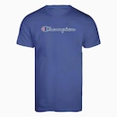 Camiseta Champion Script Logo Contour - Masculina - Foto 1