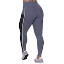 Calça Legging Orbis Fitness Recorte Lateral com Bolso Detalhe Neon - Feminina - Foto 3