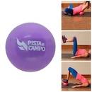 Mini Bola de Pilates Yoga Overball Fisio Antiderrapante Pista e Campo - 25cm - Foto 4