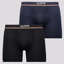 Cueca Boxer Lupo Blue Nights - 2 unidades - Adulto - Foto 1