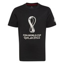 Camisa Oficial Copa Do Mundo adidas Fifa 2022 - Infantil - Foto 1