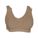 Top Fitness Hanes Alças Largas sem Costura 5762 - Feminino - 3 Unidades - Foto 1