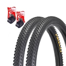 Kit de 1 Par de Pneus MTB Pirelli Scorpion Aro 26x2.0 + 2 Câmaras Bico Grosso Kenda - Foto 1