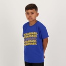 Camiseta Futfanatics Bora Brasil - Infantil - Foto 2