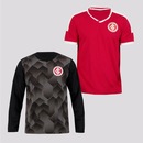 Kit Futfanatics Internacional: Blusão Heavy + Camisa - Masculino - Foto 1