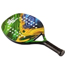 Raquete de Beach Tennis Sland Spin Brazilian Flag Full Carbon + Raqueteira - Foto 2
