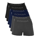 Kit de Cuecas Zorba Boxer Sem Costura Extreme Sport 836 - Adulto - com 6 Unidades - Foto 1