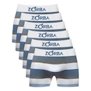 Kit Cuecas Boxer Zorba Listrada 847 - 6 Unidades - Masculina - Foto 4