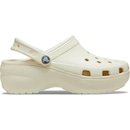 Sandália Crocs Classic Platform Clog W Bone - Unissex - Foto 1