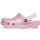Sandália Crocs Classic Clog Glitter Rainbow - Infantil - Foto 3