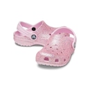 Sandália Crocs Classic Clog Glitter Rainbow - Infantil - Foto 4