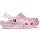 Sandália Crocs Classic Clog Glitter Rainbow - Infantil - Foto 1