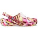 Sandália Crocs Classic Marbled Clog Electric - Unissex - Foto 1
