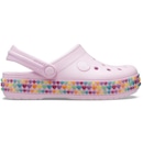 Sandália Crocs Crocband Gem Band Clog Ballerina - Infantil - Foto 1