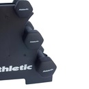 Kit Halter Emborrachado Sextavados Athletic - 9Kg - Foto 2