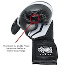 Kit de Treino de Boxe CONFY Spank:1 Par de Luvas + 1 Par de Bandagem Atadura Elástica + 1 Protetor Bucal Superior - - Foto 5