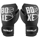 Luva De Boxe 12 Oz Expressive Black Gorilla Muay Thai Kickboxing Fight MMA Combate Profissional - Foto 1