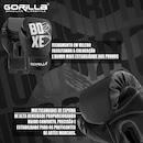 Luva De Boxe 12 Oz Expressive Black Gorilla Muay Thai Kickboxing Fight MMA Combate Profissional - Foto 2